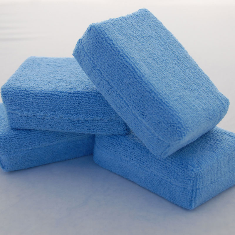 Microfiber Sponge Applicator 4 Packs - Car Care Science